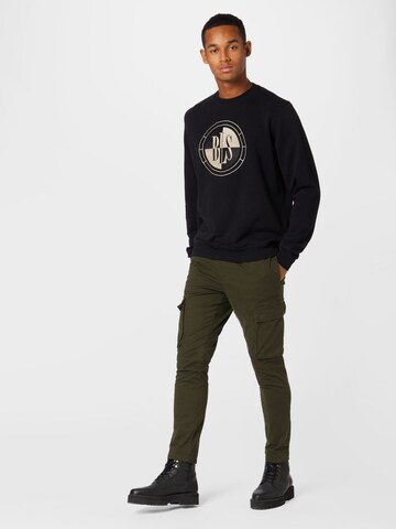 BLS HAFNIA Sweatshirt 'New Compass' in Black