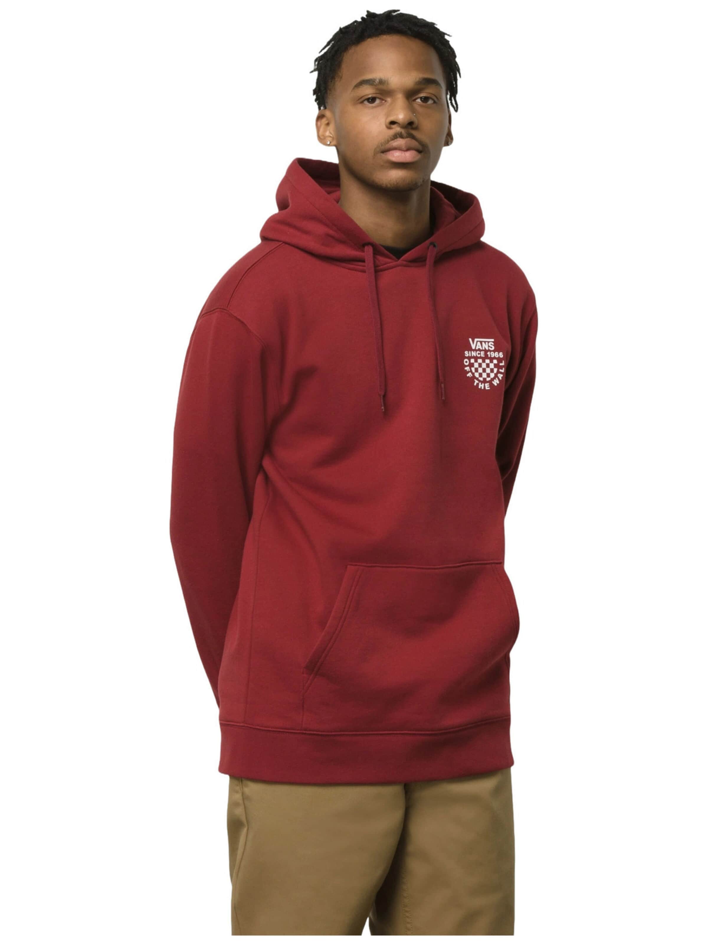 Giacca di felpa 'Vans Have A Good Hoodie' di VANS in rosso: frontale