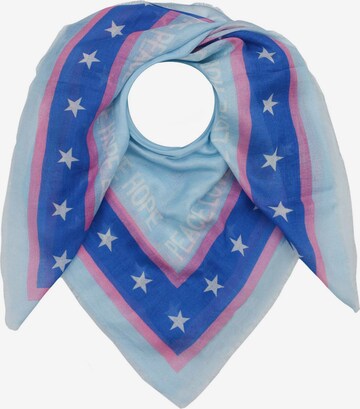 Zwillingsherz Shawl 'Vivi' in Blue: front