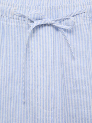 MANGO Loosefit Broek in Blauw
