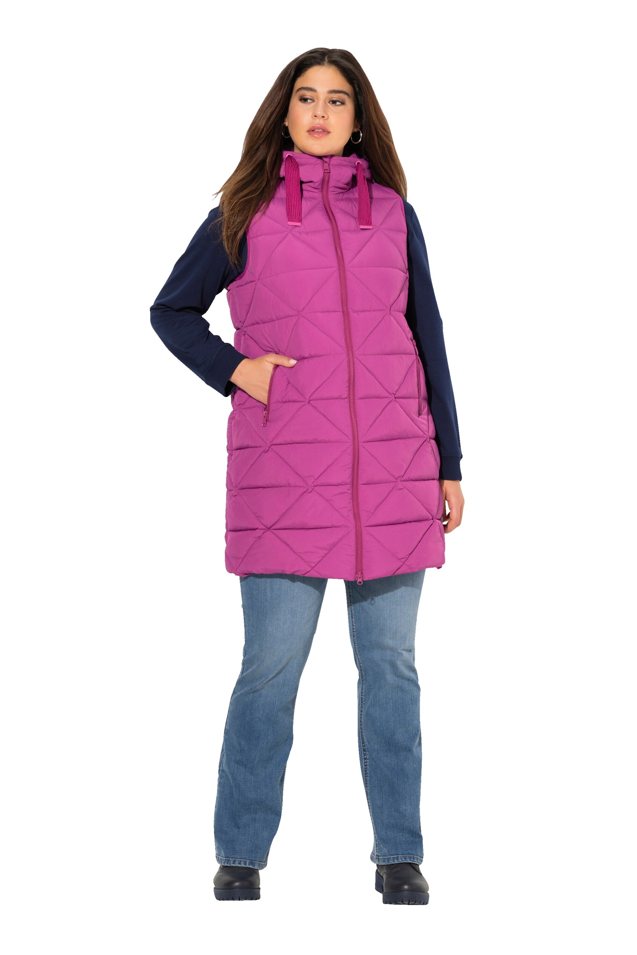 Ulla Popken Weste in Lila