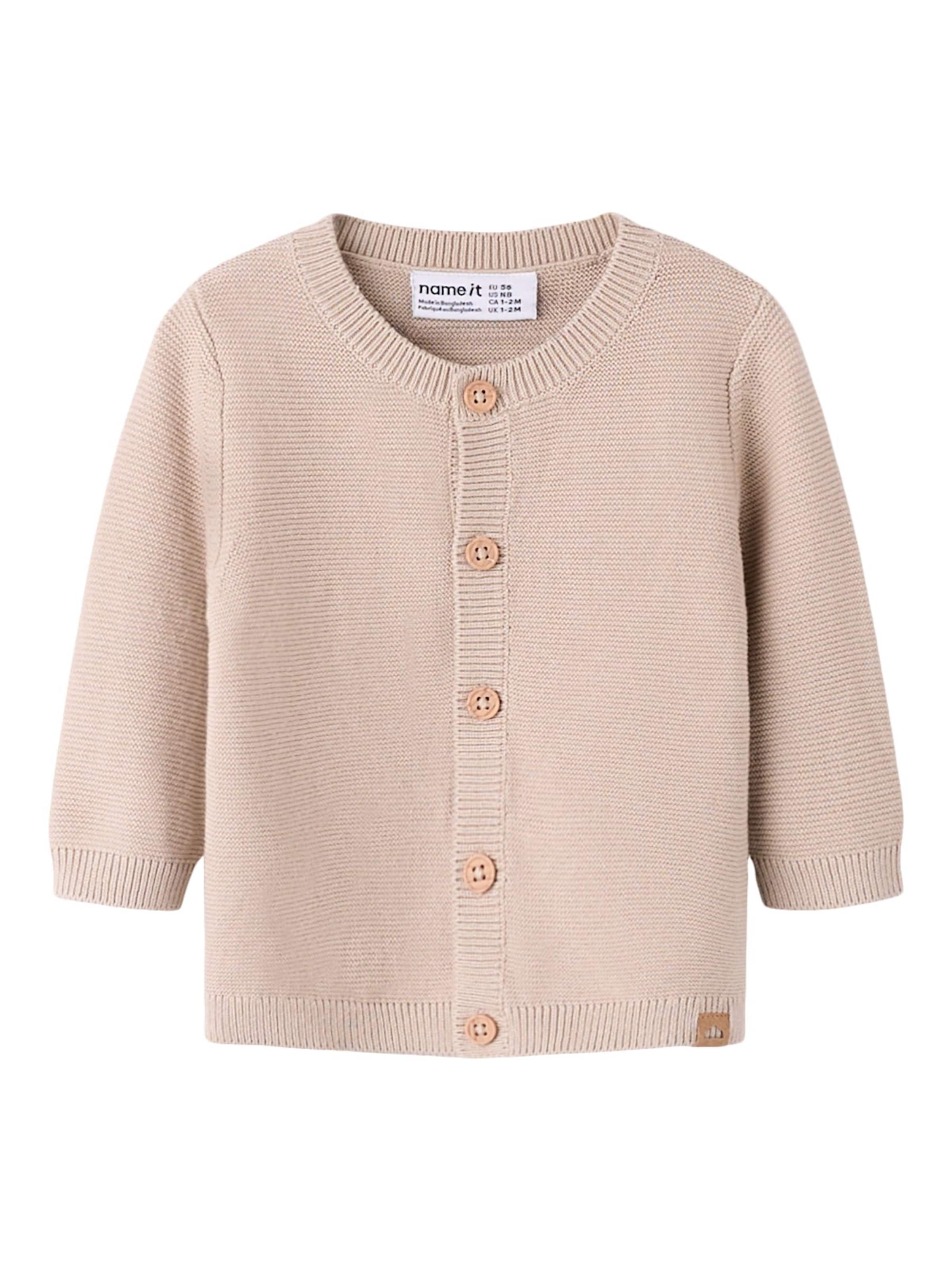 NAME IT Cardigan i grå: forside