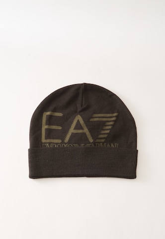 Bonnet EA7 Emporio Armani en marron : devant