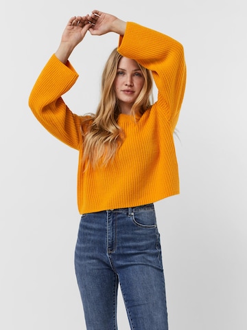 VERO MODA Sveter 'SAYLA' - oranžová