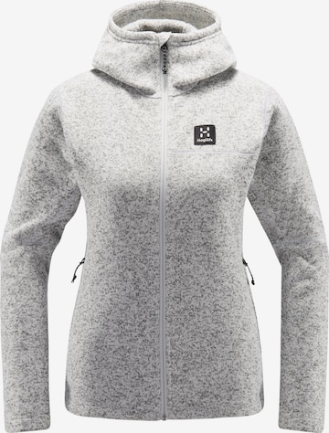 Haglöfs Athletic Fleece Jacket 'Swook' in Grey: front