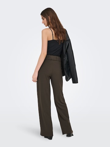 JDY Tall Wide leg Bandplooibroek 'JDYGeggo' in Bruin