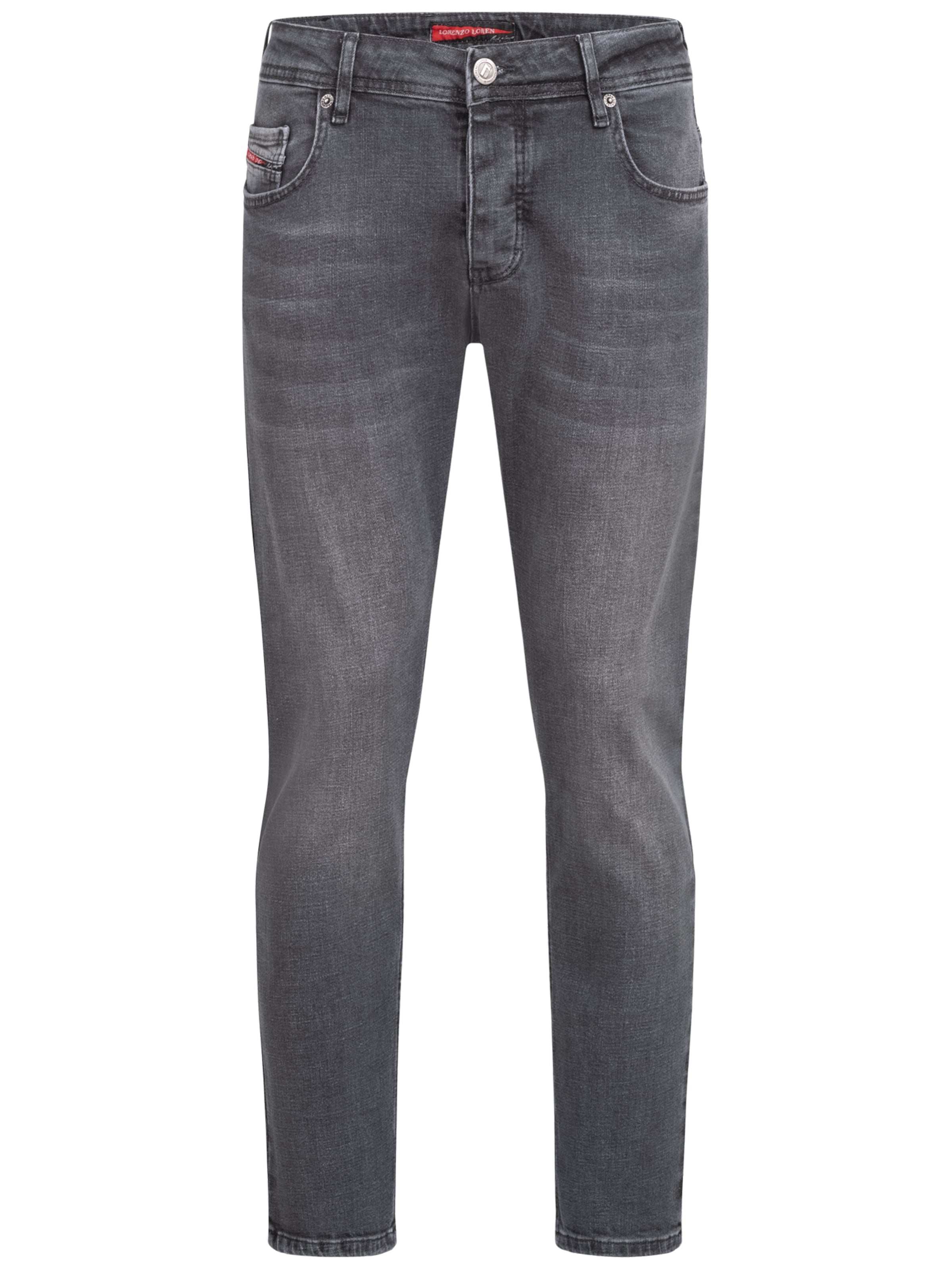 Lorenzo Loren Regular Jeans in Grey: front