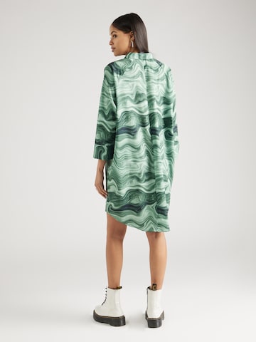 Monki Shirt Dress in Green