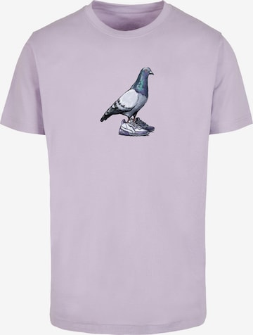 T-Shirt 'Dove Sneaker' Mister Tee en violet : devant