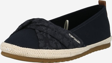 TOM TAILOR Espadrillo värissä sininen: etupuoli