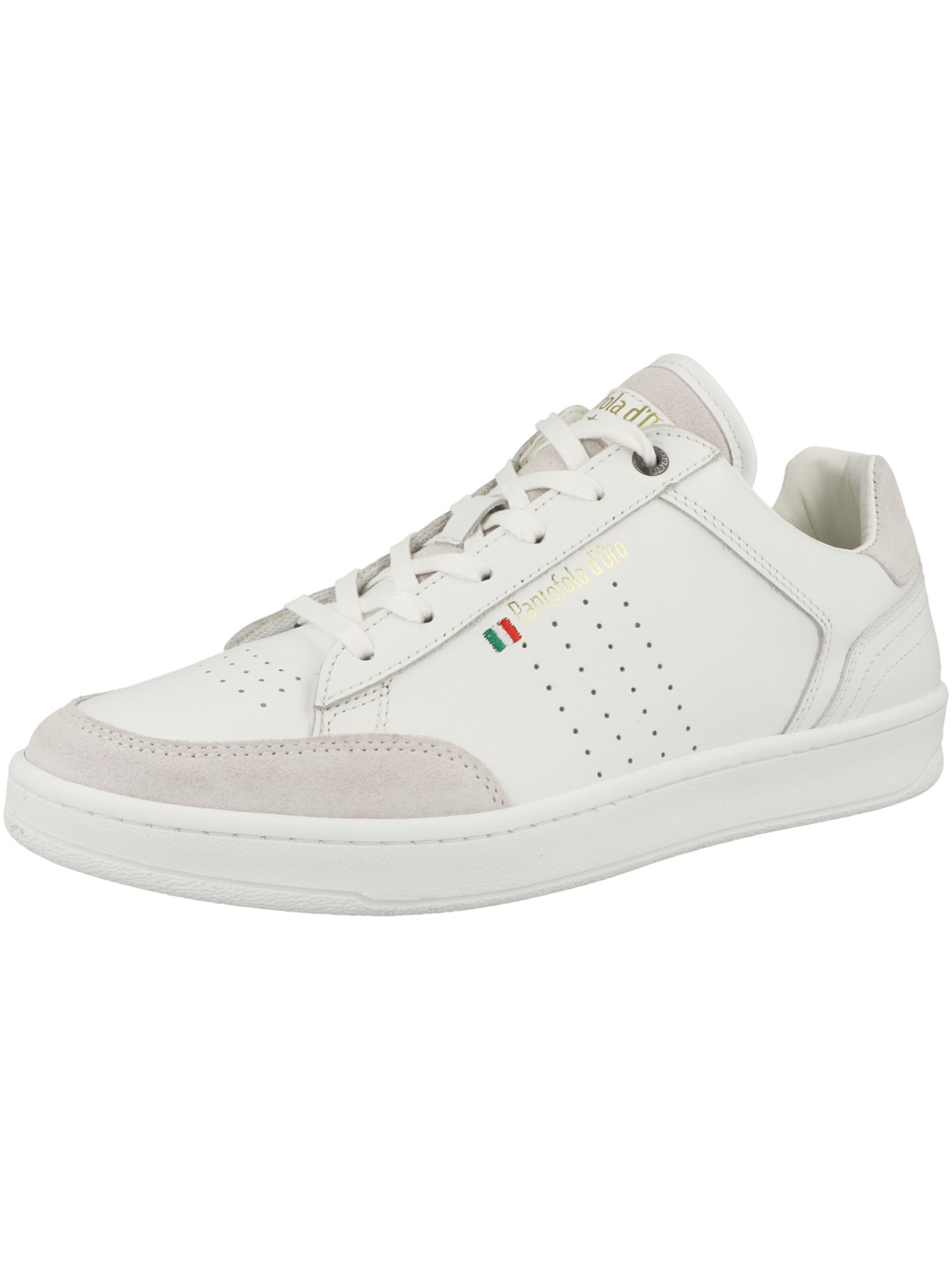 Sneaker bassa 'Bellagio' di PANTOFOLA D'ORO in bianco: frontale