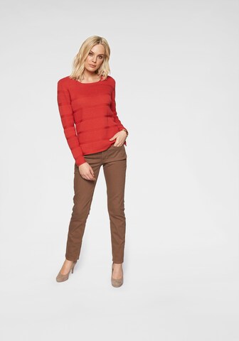 MAC Slimfit Jeans 'Angela New' in Braun