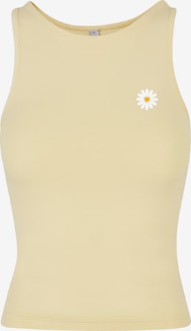 Urban Classics Top in Geel: voorkant