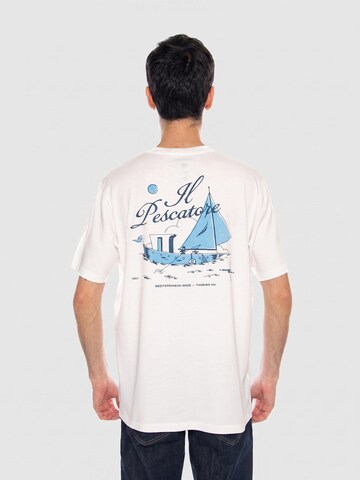Thinking MU Koszulka 'Fisherman Zach Tee White' w kolorze biały