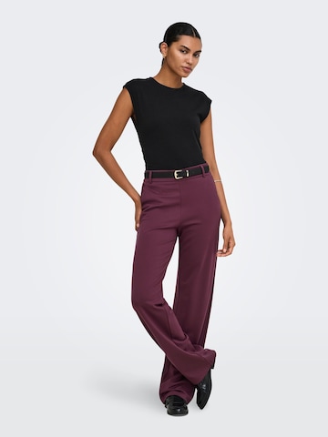 ONLY - Loosefit Pantalón 'ONLPoptrash' en rojo