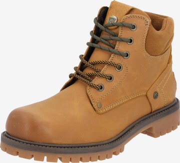 WRANGLER Lace-Up Boots 'Yuma WM32000A' in Yellow: front