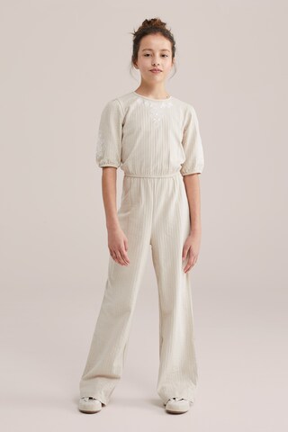 WE Fashion Overall in Beige