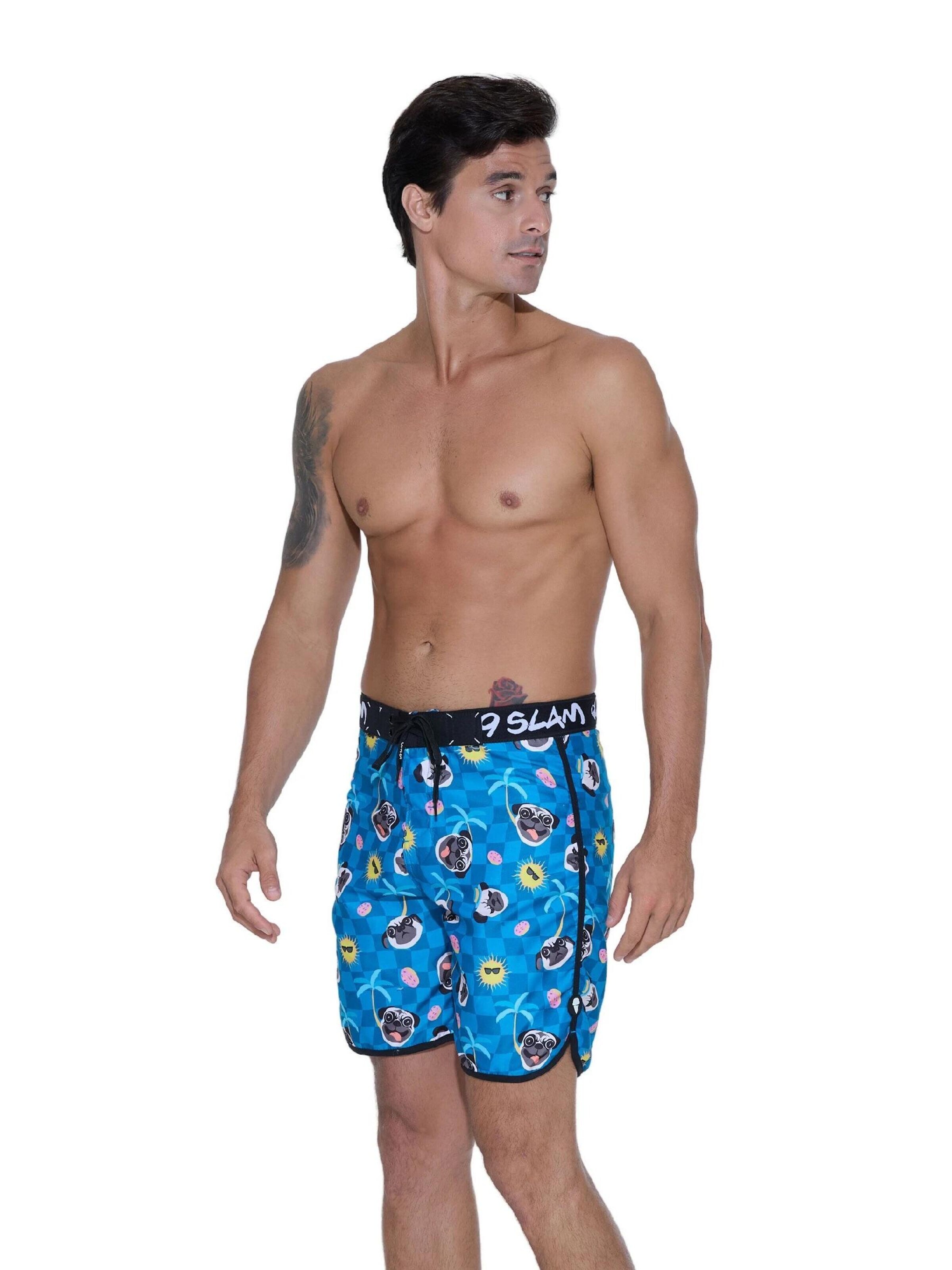69Slam - Bermudas 'BAÑADOR' en azul