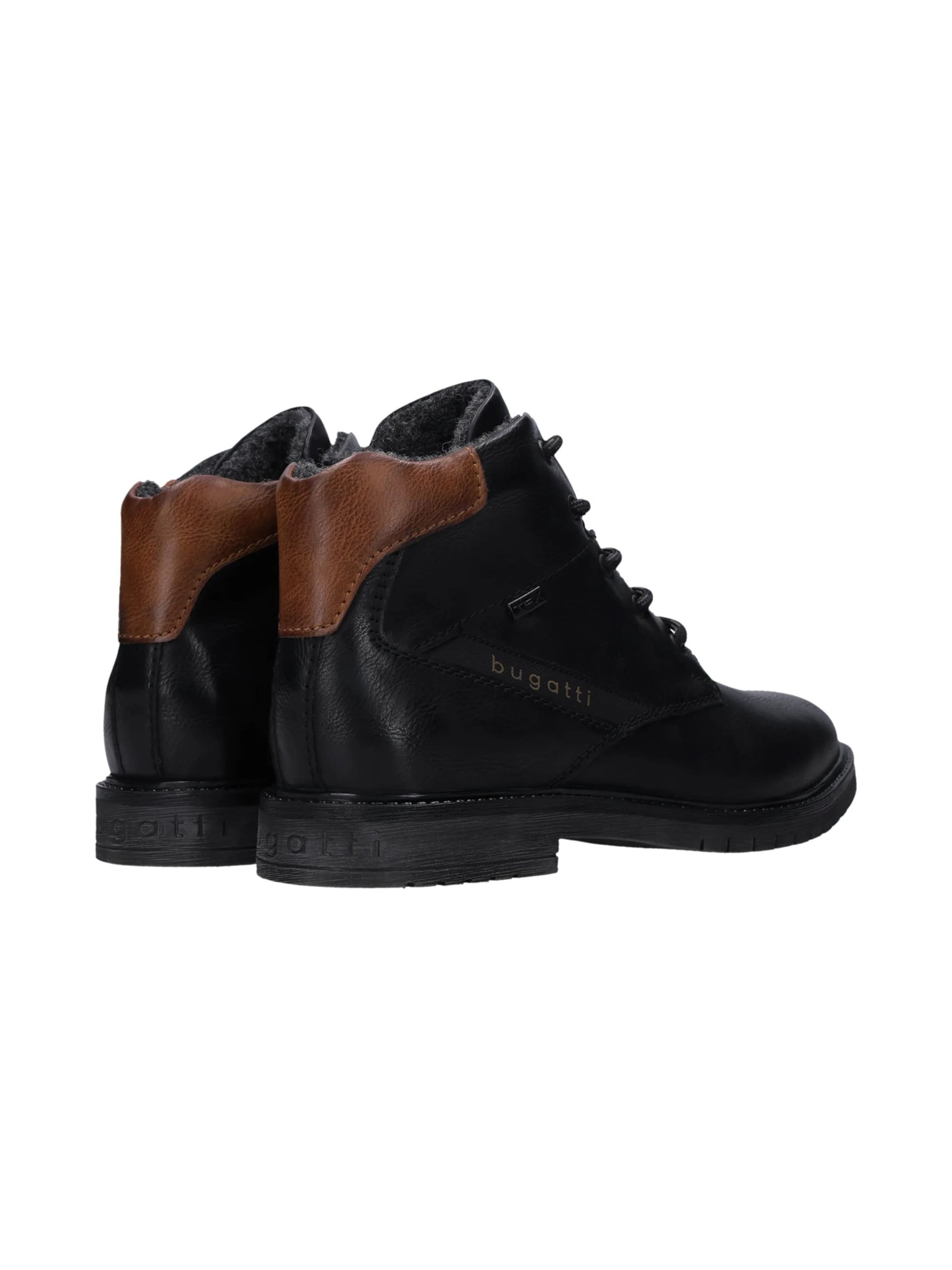 Bottines à lacets bugatti en noir