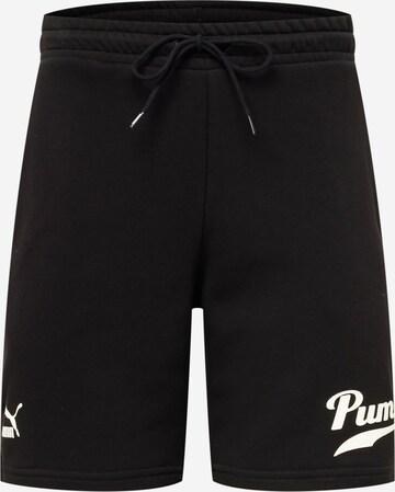 PUMA Pants 'Team 8' in Black: front