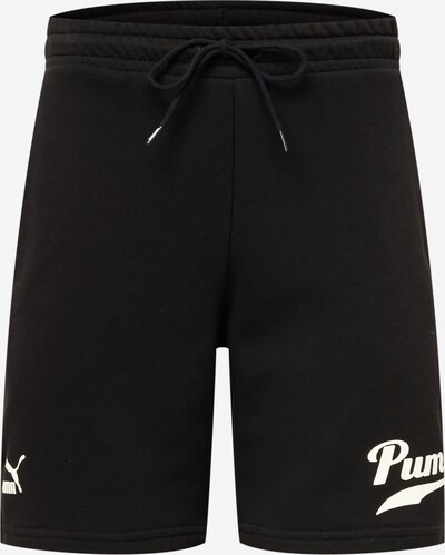 PUMA Shorts 'Team 8' in schwarz / weiß, Produktansicht