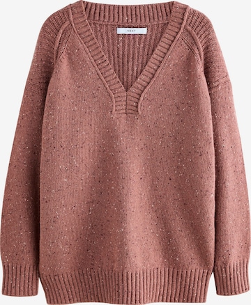 rožinė Next Megztinis: priekis