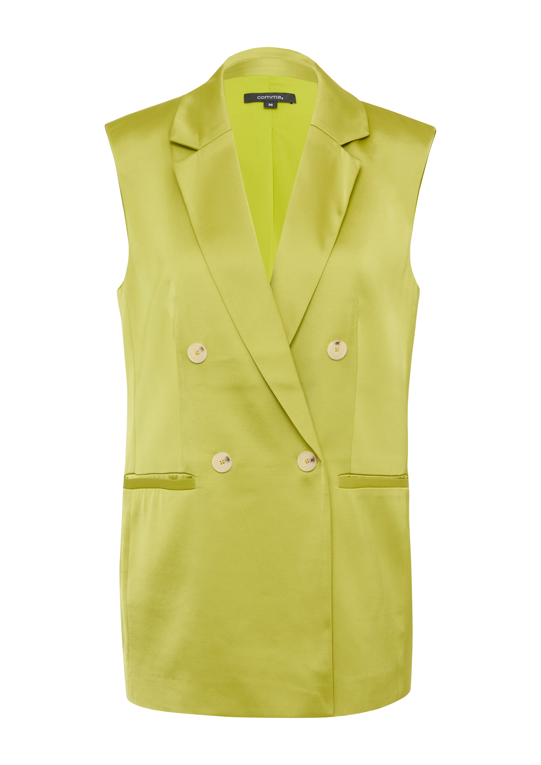 Gilet COMMA en vert : devant