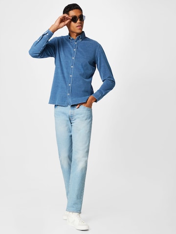 Hackett London - Ajuste regular Camisa en azul
