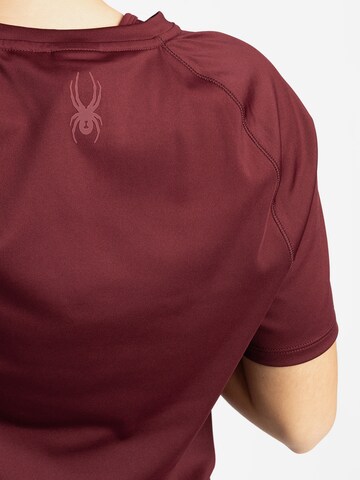 Spyder Functioneel shirt in Rood