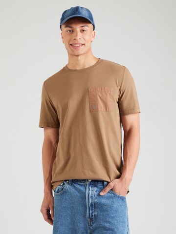 s.Oliver T-Shirt in Braun: Vorderseite