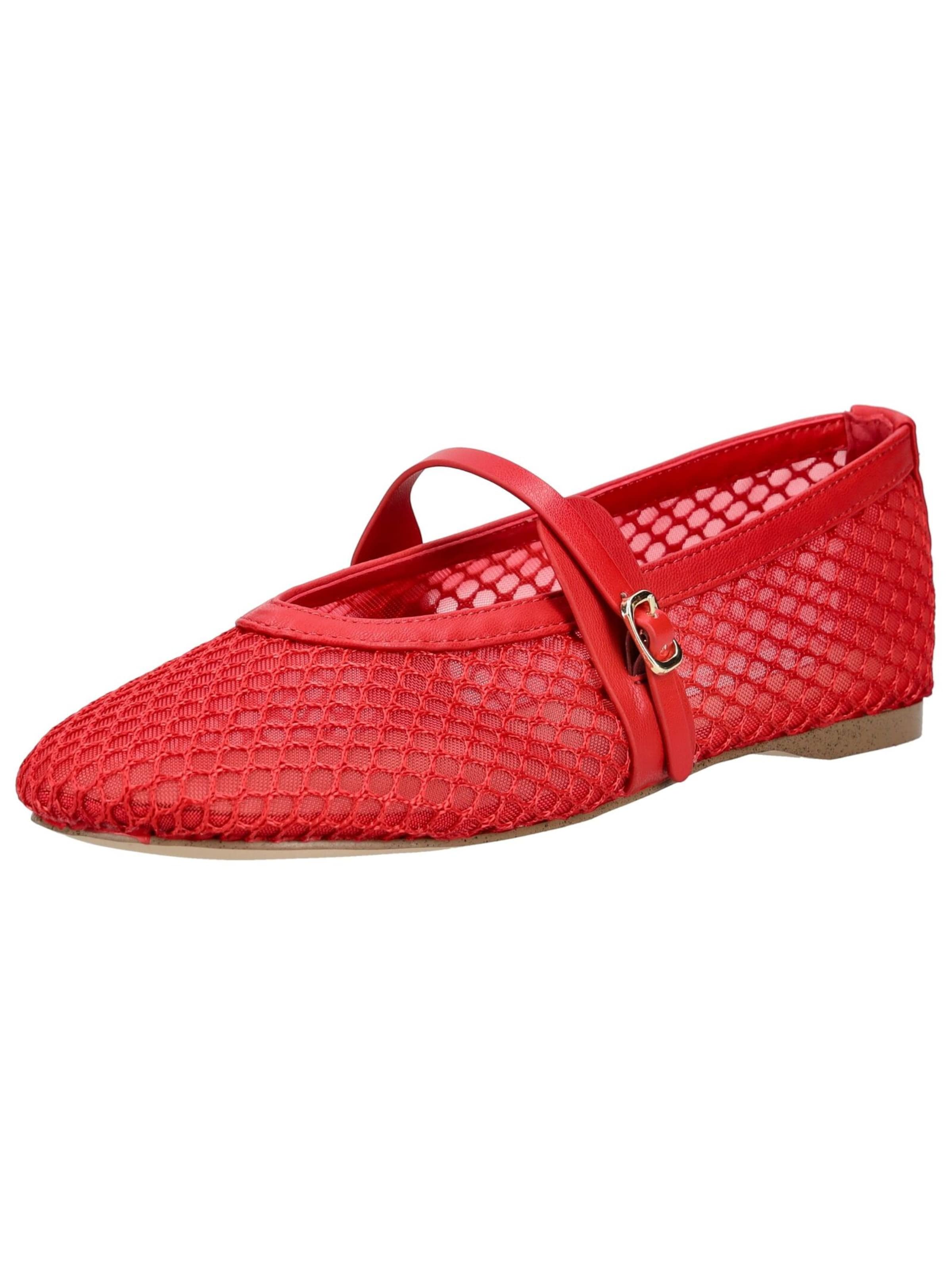 STEVE MADDEN Strap ballerina in Red: front
