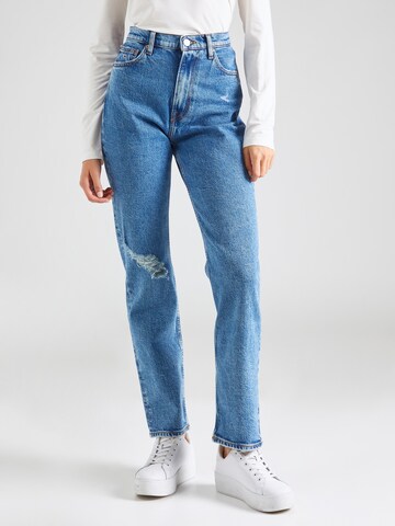 Tommy Jeans Regular Jeans 'Julie' in Blauw: voorkant