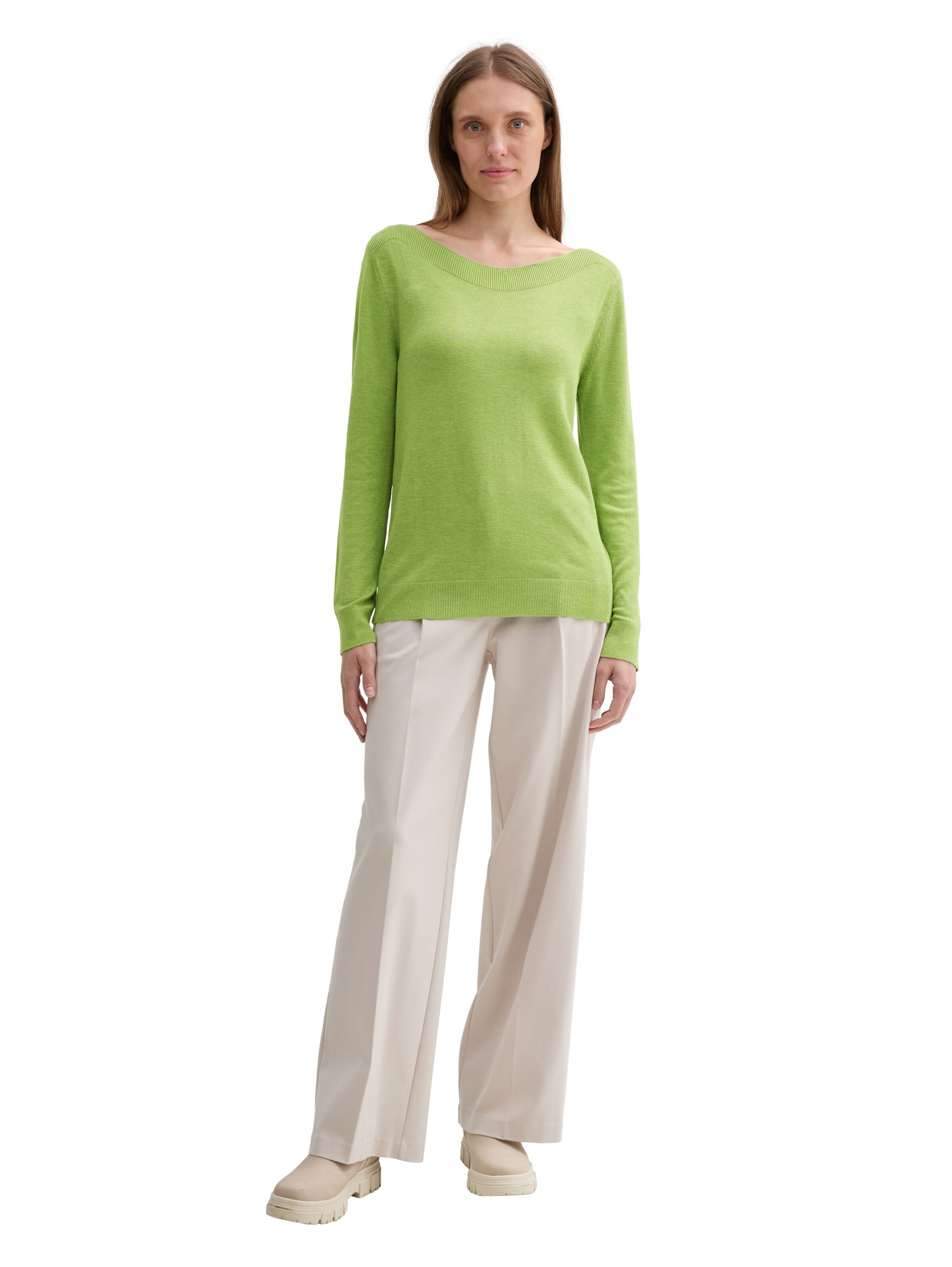 TOM TAILOR Pullover in Grün