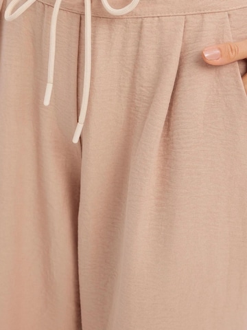 Hiccup Wide Leg Hose in Beige