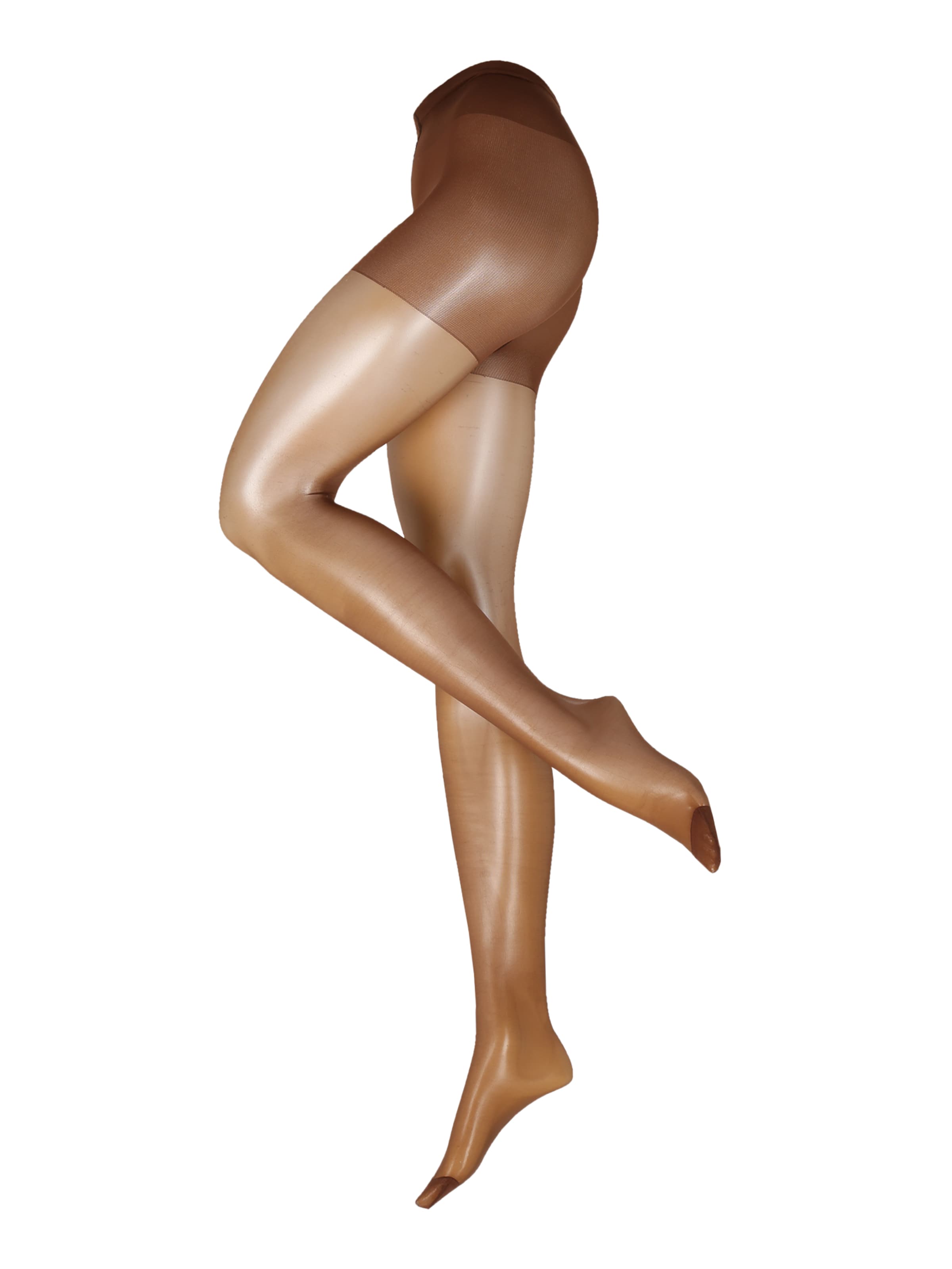 Lindex Fine Tights in Brown: front
