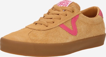 Baskets basses VANS en jaune : devant
