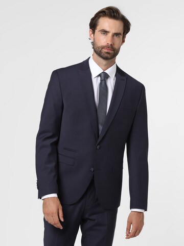 Coupe slim Veste de costume CINQUE en bleu : devant