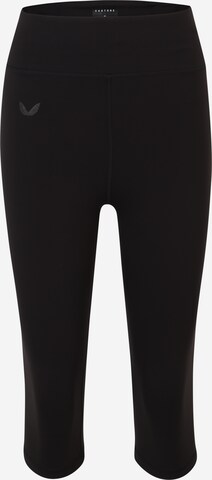 Skinny Pantalon 'Onyx Speed' Castore en noir : devant