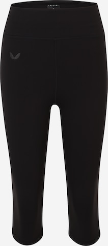Castore Skinny Spodnie 'Onyx Speed' w kolorze czarny: przód