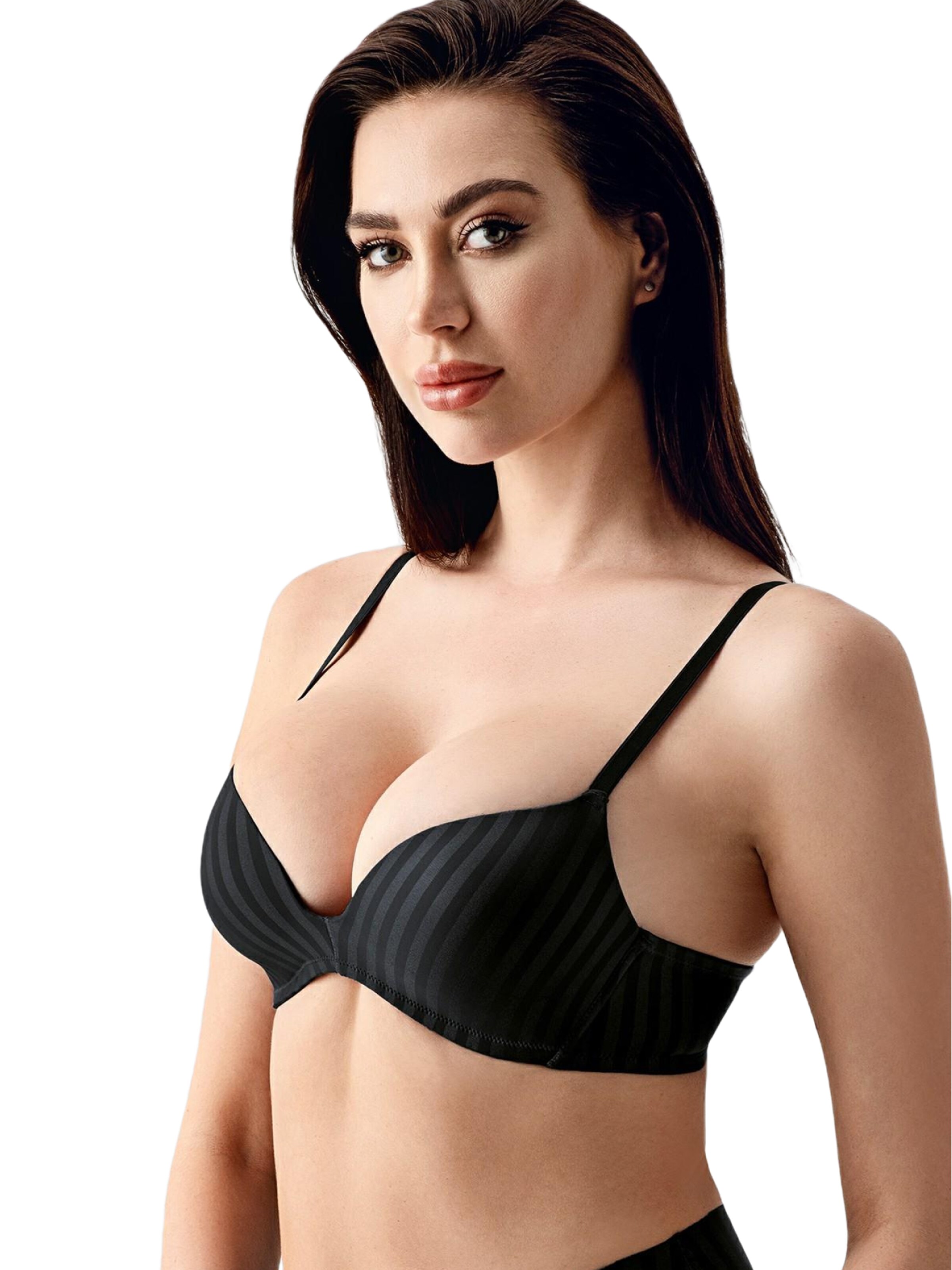 C&City Push-up BH in Zwart