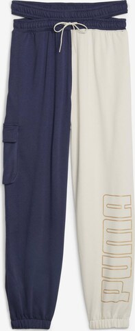 PUMA Sportbroek in Blauw: voorkant