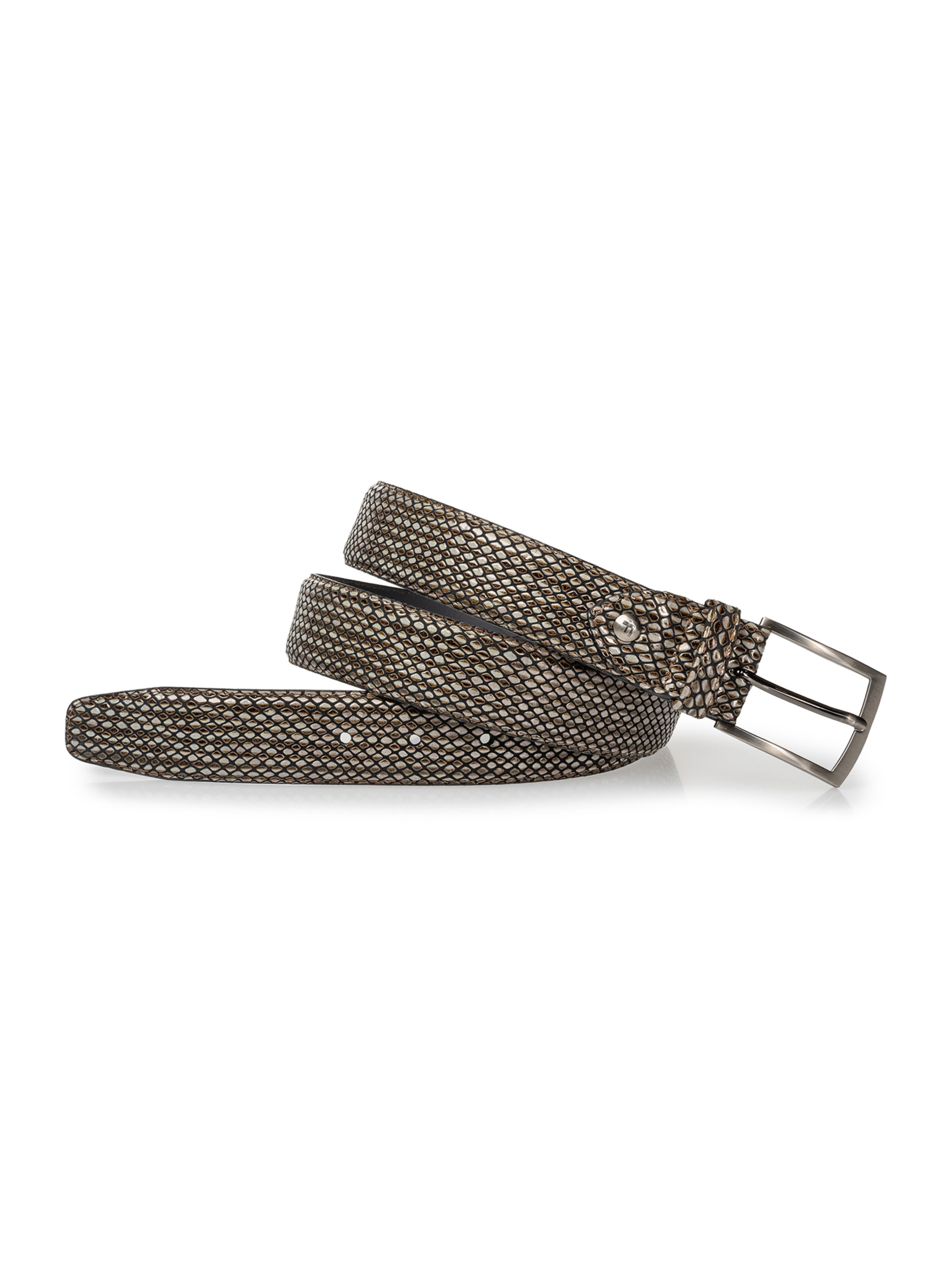 Floris van Bommel Riem 'De Belter 52' in Grijs: voorkant