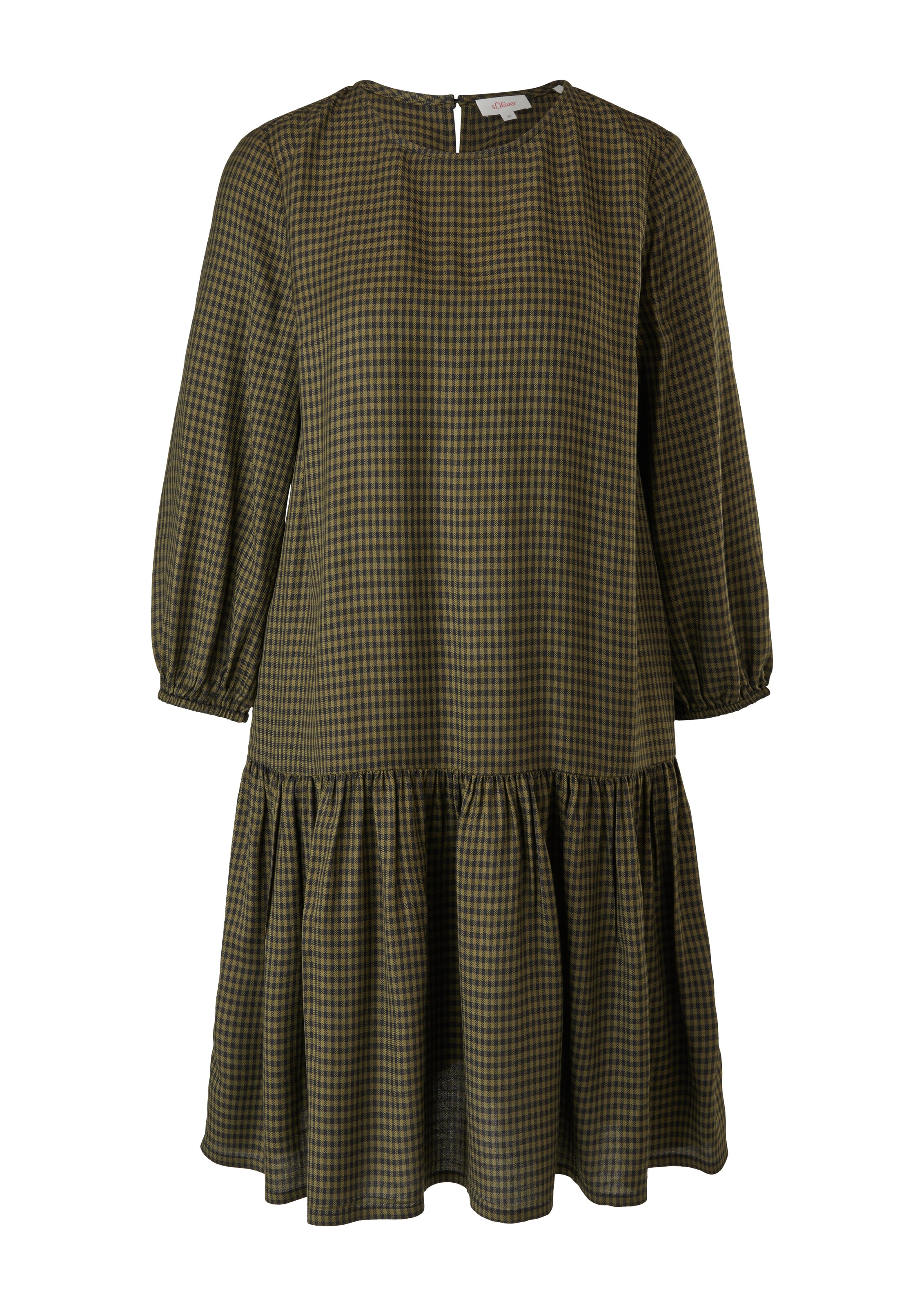 s.Oliver Kleid in Grün: Vorderseite