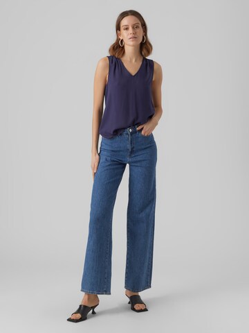 VERO MODA - Top 'BRIT' em azul