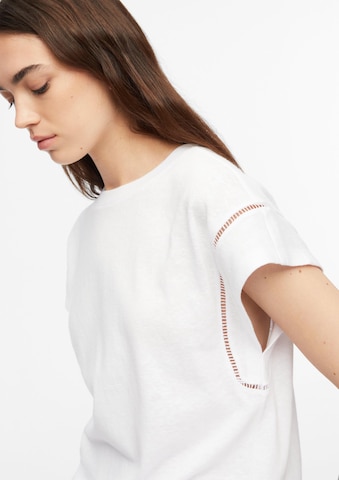 COMMA T-Shirt in Weiß