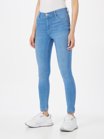 Skinny Jeans 'Frankie' de la Dorothy Perkins pe albastru: față
