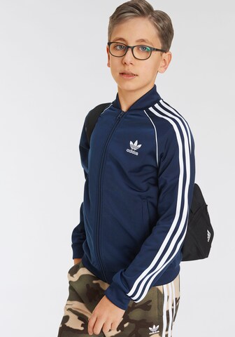 ADIDAS ORIGINALS Regular Sweat jacket 'Adicolor Sst' in Blue