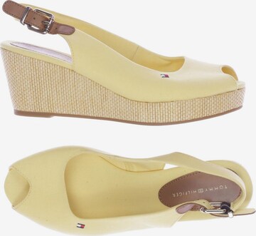 TOMMY HILFIGER Sandals & High-Heeled Sandals in 38 in Yellow: front