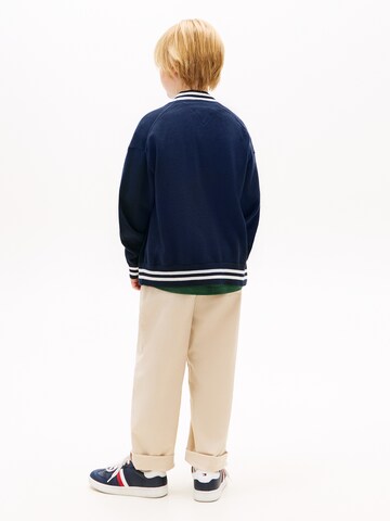 TOMMY HILFIGER Strickjacke 'VARSITY' in Blau