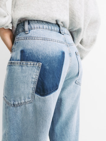 Pull&Bear Baggy Дънки в синьо